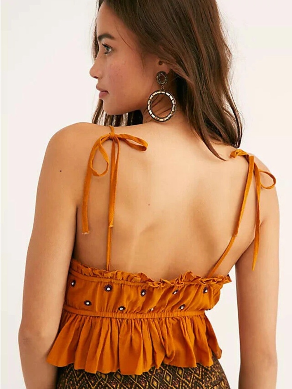 Free People On A Star Crop Cami small - Picture 2 of 8